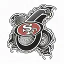 49ers logo tattoo design idea