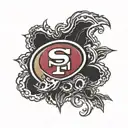 49ers logo tattoo design idea