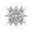 4th dimension  tattoo design idea