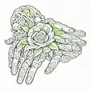 Envy hands   tattoo design idea