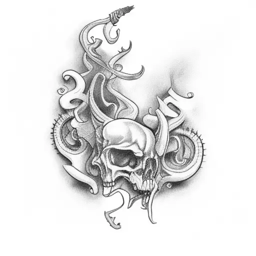 herradura con treboles tattoo design idea