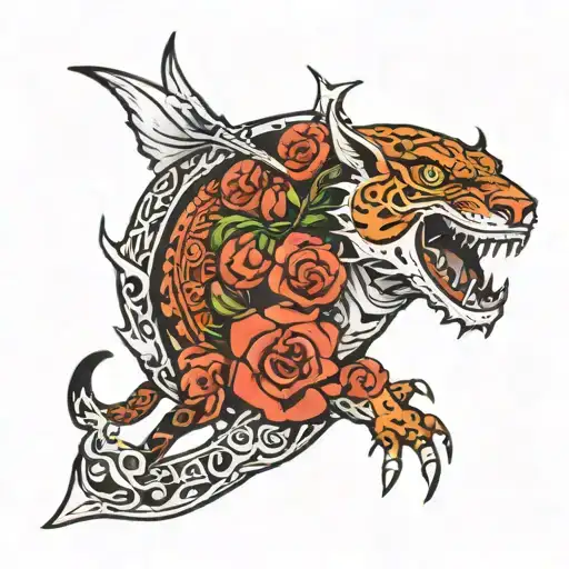 Danger rushes out of the darkness I am ready to strike first I am the first to free you And one of the tattoo design idea