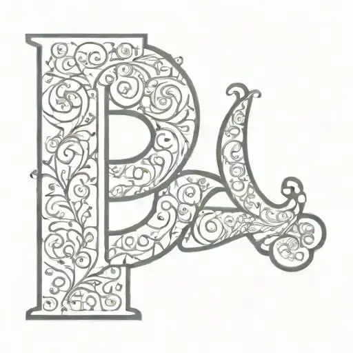 letters TTG only letters tattoo design idea