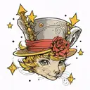 THE LITTLE PRINCE HAT tattoo design idea