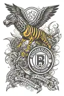 Borussia Dortmund tattoo design idea