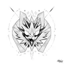 Zapdos pokemon tribal tattoo design idea