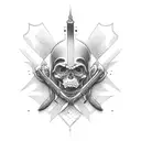 nun  tattoo design idea