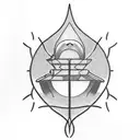 nun  tattoo design idea