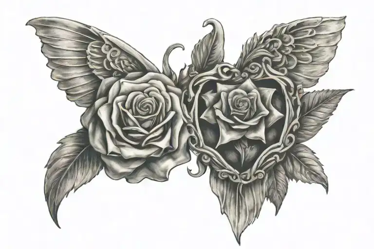 Loyalty over love tattoo design idea