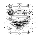 jupiter tattoo design idea