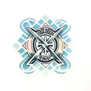 St. Brendan's Cross tattoo design idea