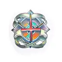 St. Brendan's Cross tattoo design idea