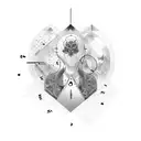 Time & Perseverance tattoo design idea