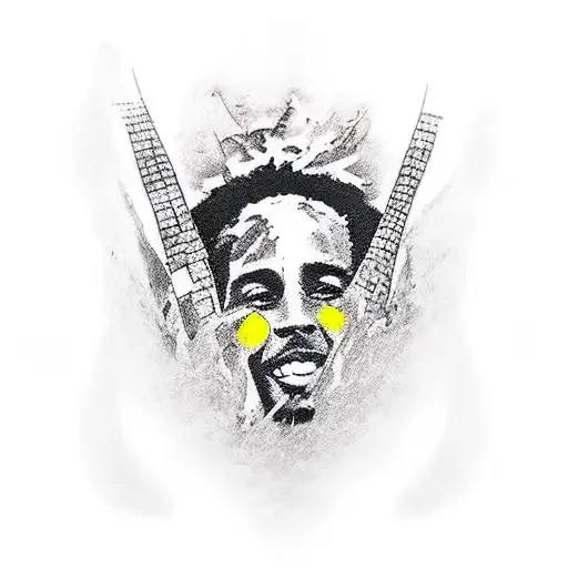 Amsterdam+London+Rave+ Bob Marley  tattoo design idea