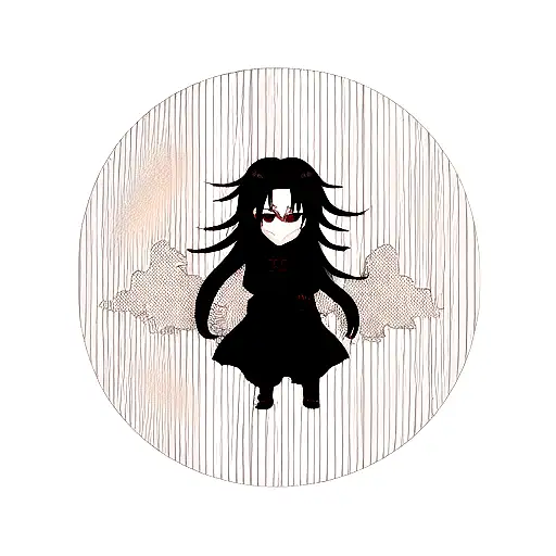 Uchiha Madara minimalistic  tattoo design idea