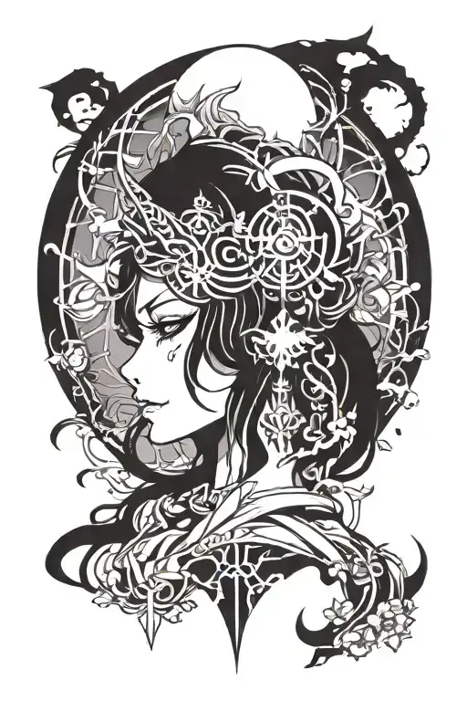 heavans official blessings anime  tattoo design idea