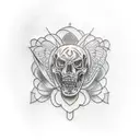 Gibson les Paul tattoo design idea