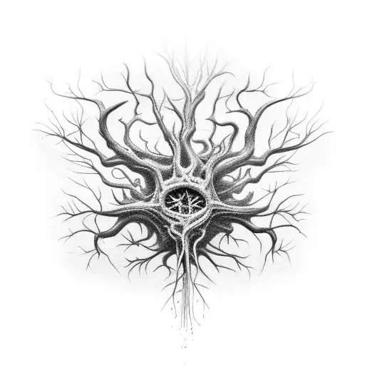 neuron tattoo design idea