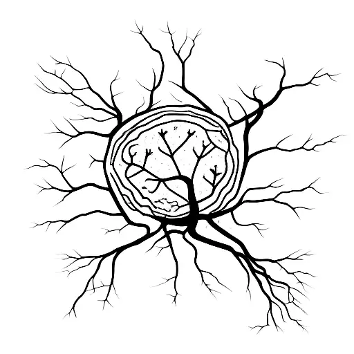 neuron tattoo design idea
