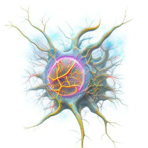 neuron tattoo design idea