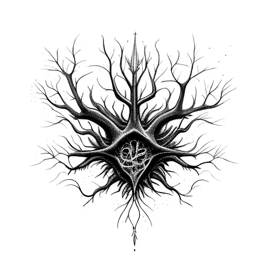 neuron tattoo design idea
