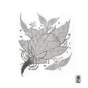 basil leaf  tattoo design idea