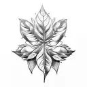 basil leaf  tattoo design idea