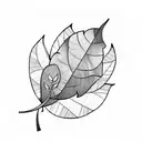 basil leaf  tattoo design idea