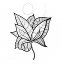 basil leaf  tattoo design idea