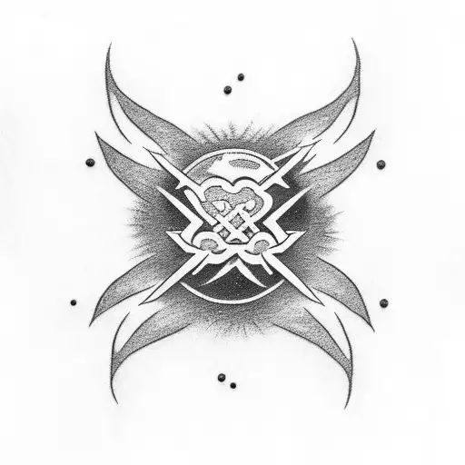 Blink 182 logo with basketball flames tattoo design idea