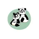 Panda and koala tattoo design idea