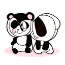 Panda and koala tattoo design idea