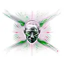 torn open skin with green code from the movie the matrix inside  tattoo design idea
