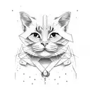 Cat name Yuri tattoo design idea
