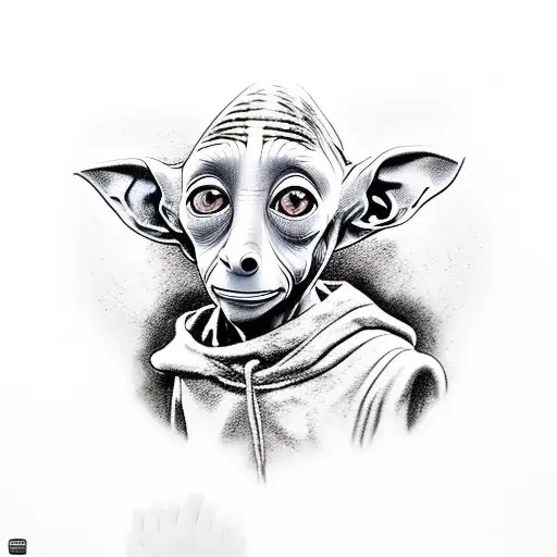 Dobby Harry Potter tattoo design idea