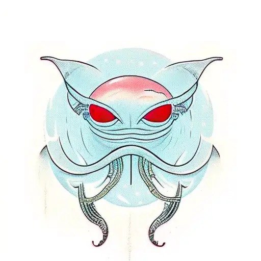 dune sand worm  tattoo design idea