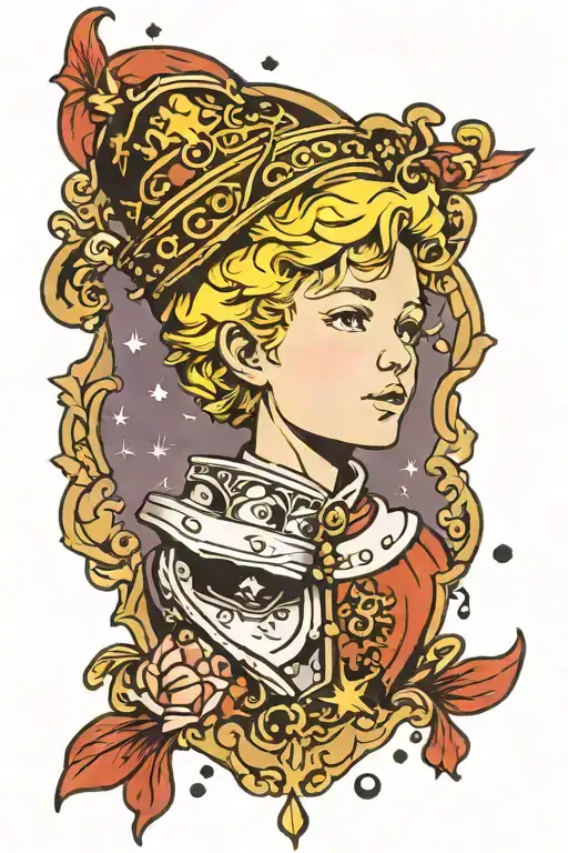 little prince tattoo design idea