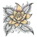 diya tattoo design idea