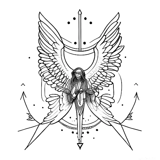 Seraphim tattoo design idea