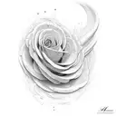 vagues dans un losange pour le triceps tattoo design idea