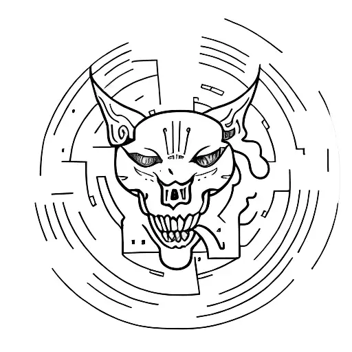 minimalistic symbol that means you only live once / live life to the fullest and do it for the plot tattoo design idea