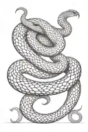 snake  surrendered tattoo separated   tattoo design idea