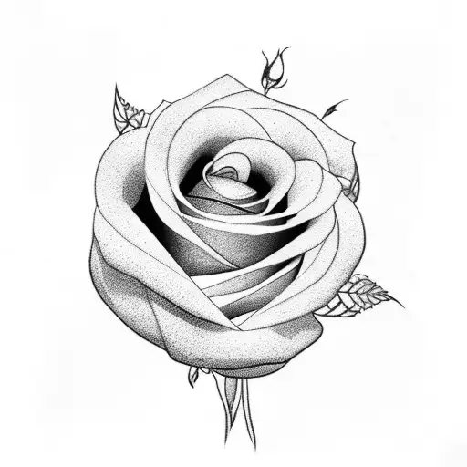 black and white Rose with Sakura arm tattoo  tattoo design idea