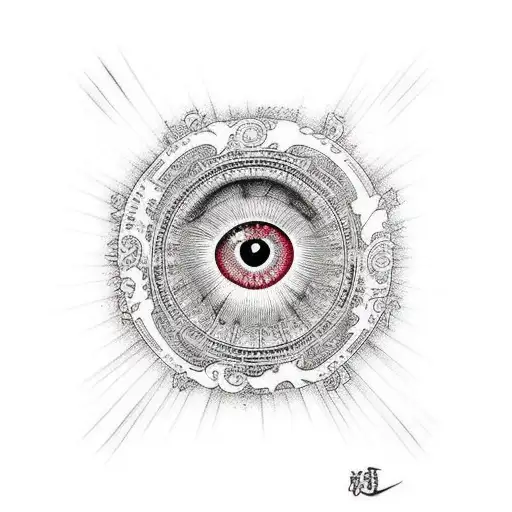 eye of the beholder tattoo design idea
