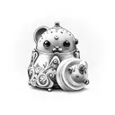 cute salt and pepper shaker tattoo design idea