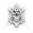 dancing with death tattoo design idea