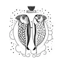 Sardine tattoo design idea