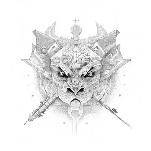 777 tattoo design idea