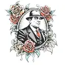 Al Capone tattoo design idea
