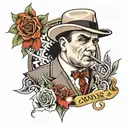 Al Capone tattoo design idea